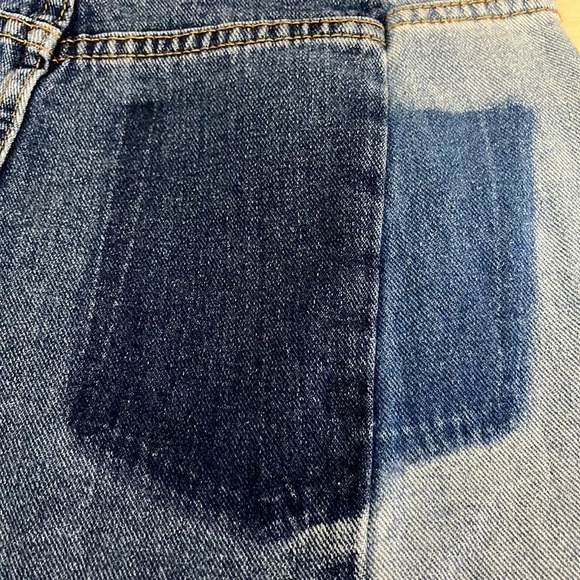 PacSun Two Tone Cotton Mom Jeans - Size 26 - Picture 4 of 9